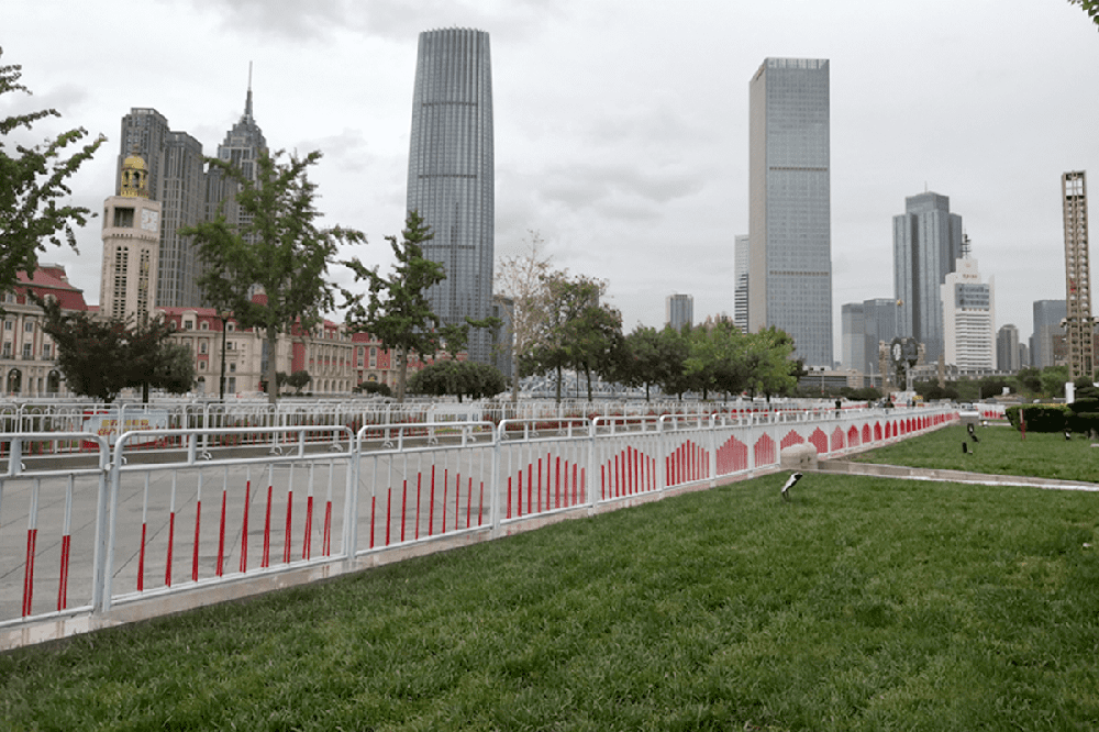 祖國70周年大慶系列活動(dòng)現(xiàn)場（天津解放橋）